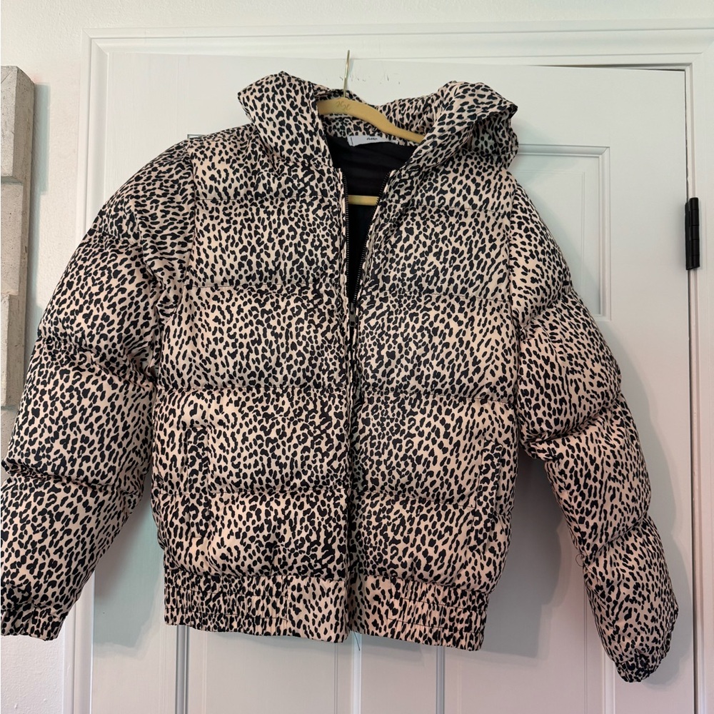 Adika cheetah puffer jacket